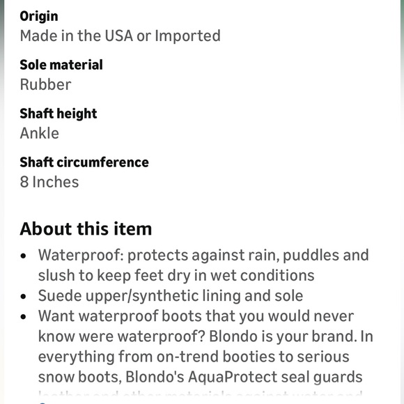 Blondo | Dyme Waterproof Chelsea Boots | Sand Suede | Size 9 - Picture 10 of 11